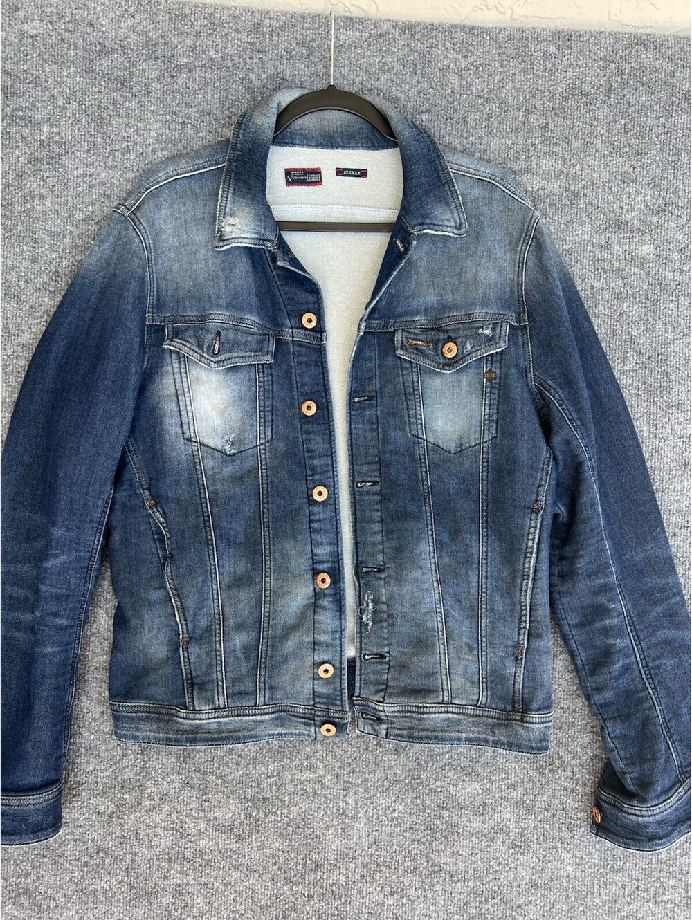 HOT Men DIESEL ELSHAR-NE 816D SWEAT PANTS STRETCH Denim Jacket Jeans